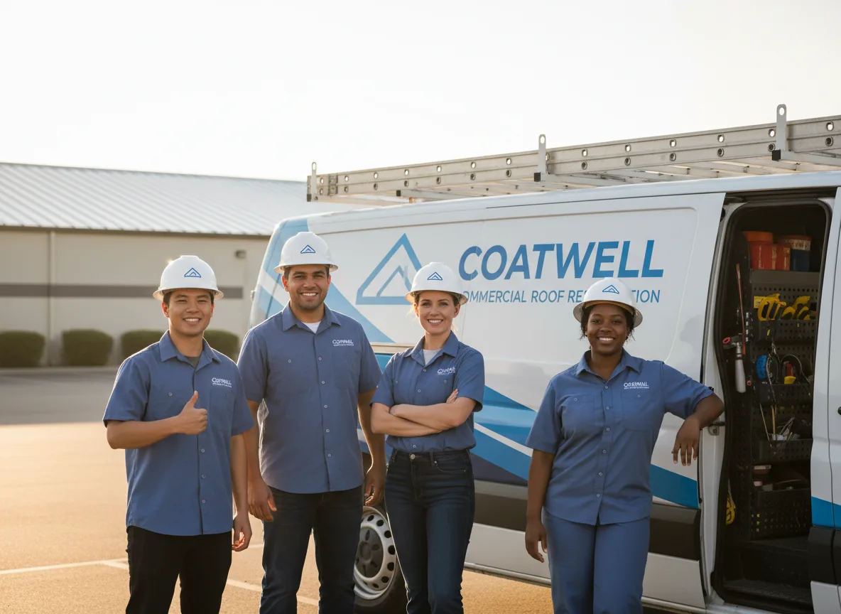 Commercial roof coating company in Angie, LA